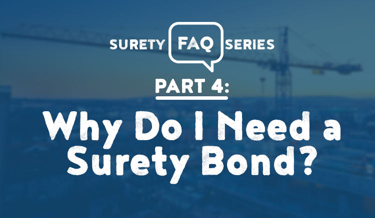 why do I need a surety bond