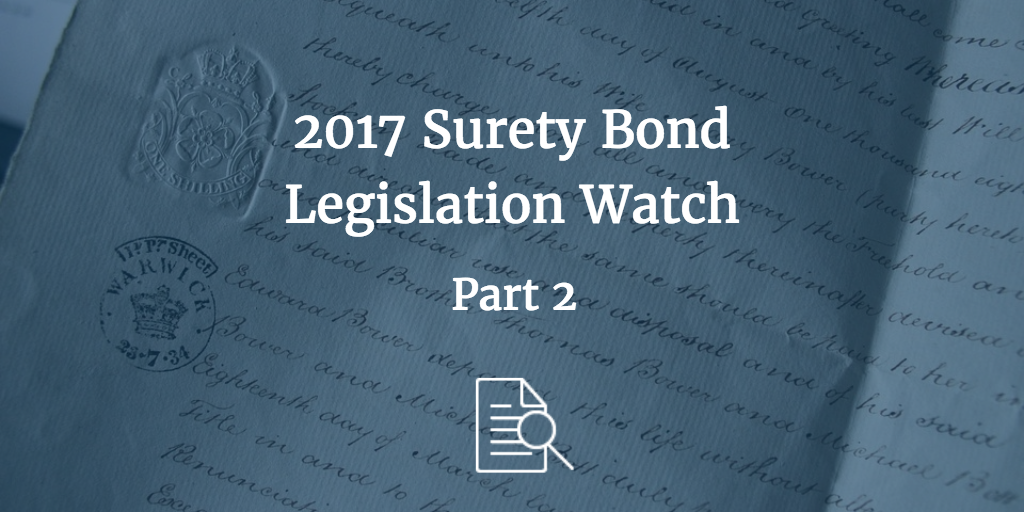 surety bond legislation