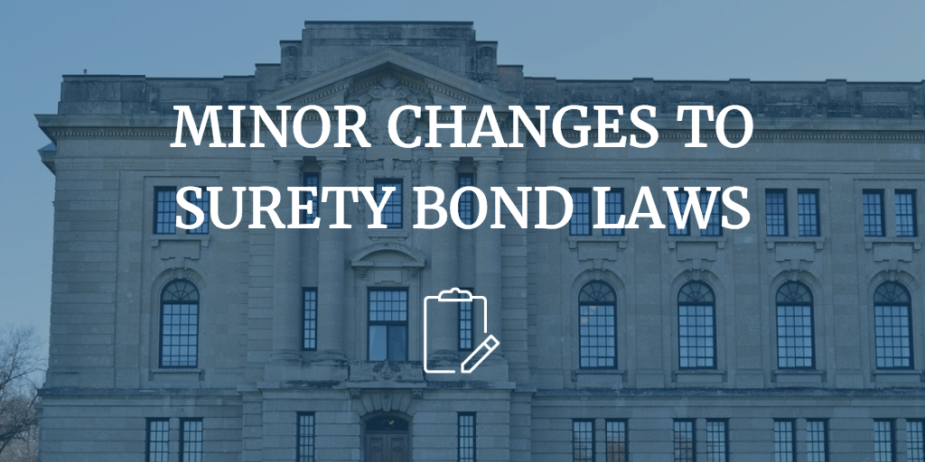 surety bond changes