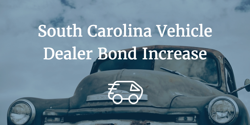 recreational vehicle dealer bond increase