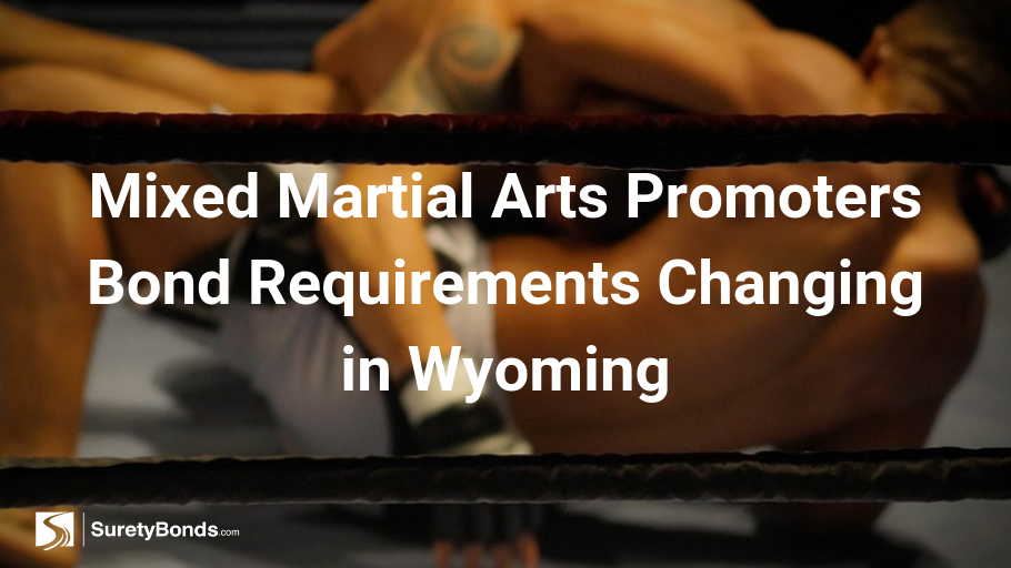 Mixed Martial Arts Promoters Bond Requirements Changing in Wyoming