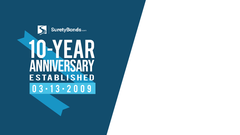 SuretyBonds.com Celebrates 10 Years in Business