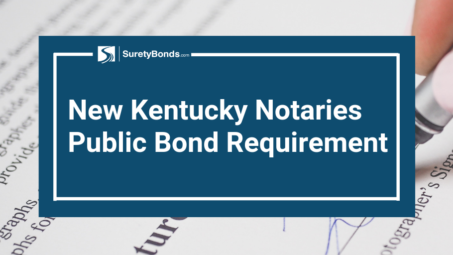 Find out the requirements for new Kentucky notaries