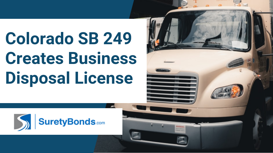 Colorado SB 249 Creates Business Disposal License