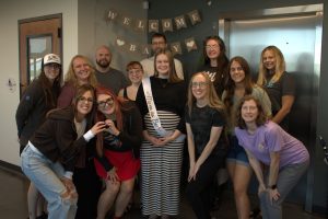 SuretyBonds.com Operations Team celebrating a baby shower